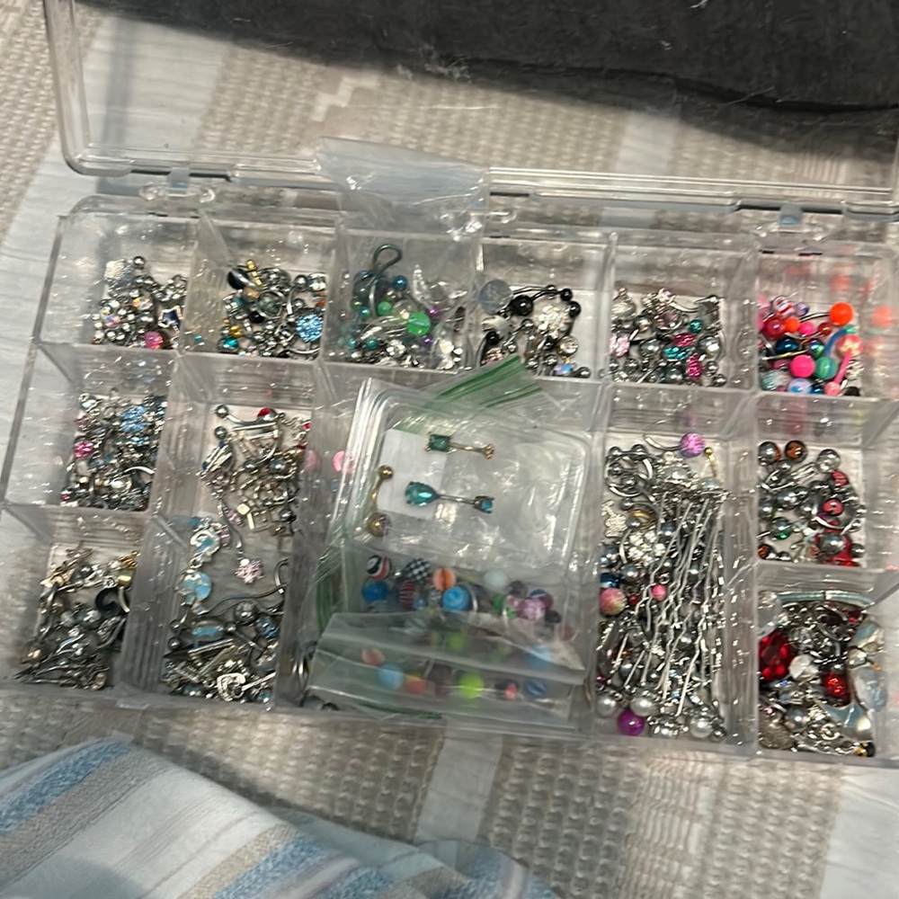 HUGE BELLY RING LOT
